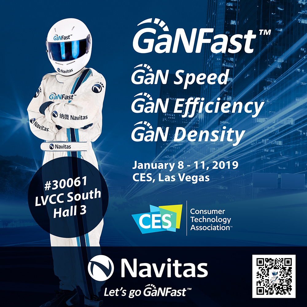 Navitas at CES 2019: Charging the World GaNFast