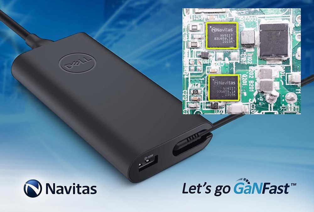 Dell Adopts Navitas GaNFast Technology for Laptop Fast Charger: Teardown.
