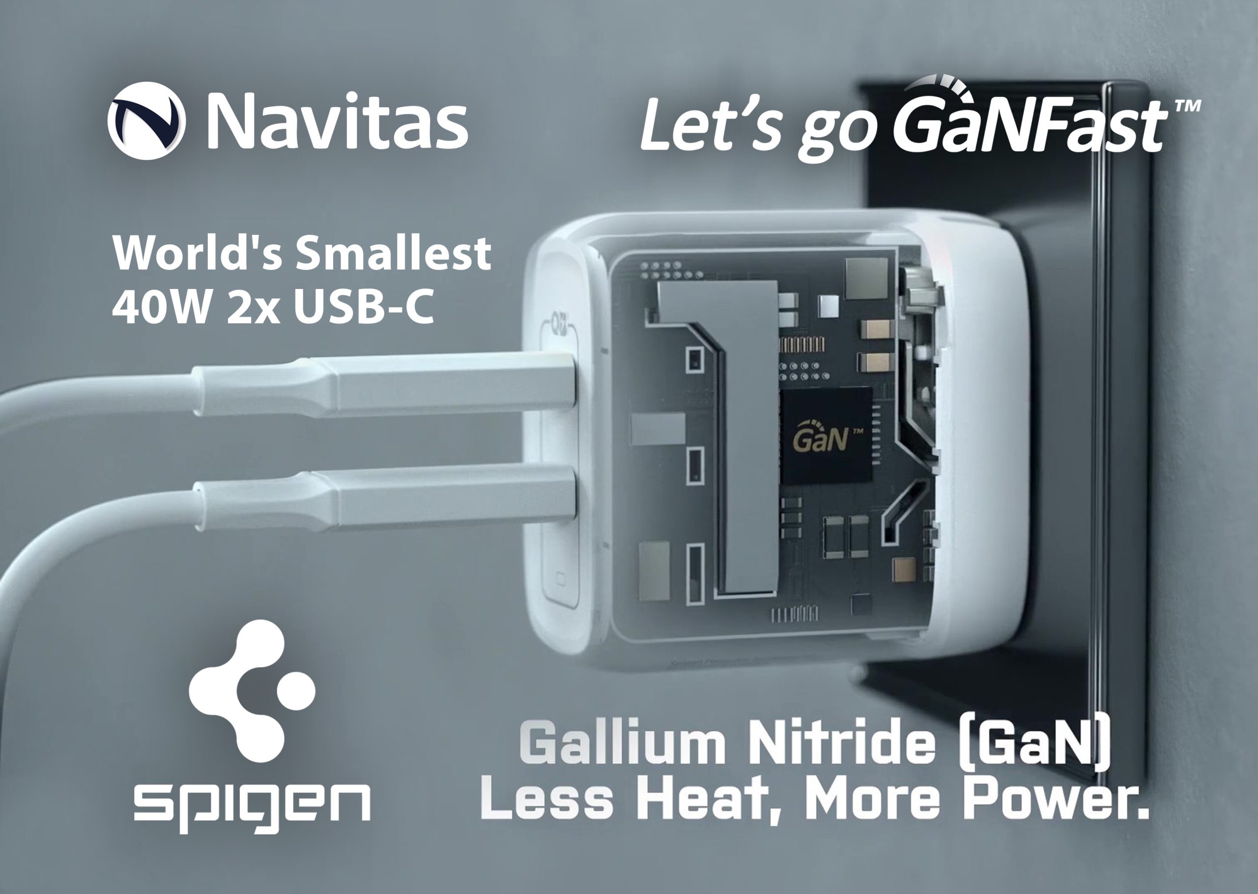 Navitas Drives Spigen’s ArcStation Pro 45W: World’s Smallest Samsung S21 Ultra Fast Charger