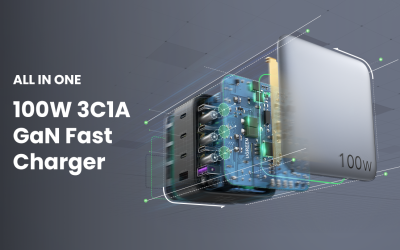 Live Teardown: UGREEN 100 W 3C1A GaNFast™ Charger