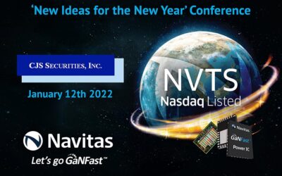 Navitas “Electrify Our World™ at CJS Securities’ ‘New Ideas for the New Year’ Conference