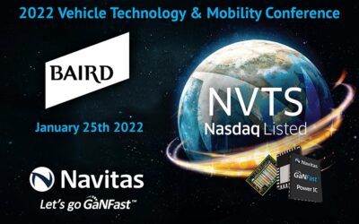 Navitas Accelerates EV Adoption in Baird’s 2022 Vehicle Technology & Mobility Conference