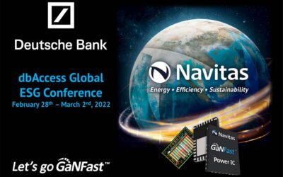 Navitas Drives GaN Sustainability Benefits at Deutsche Bank Conference