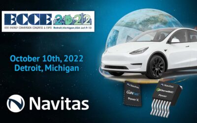 Navitas Showcases Pure-Play WBG Solutions for EV at ECCE 2022