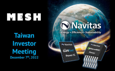 Navitas Presents Pure-Play, Next-Gen Semiconductors at Taiwan Investor Meeting
