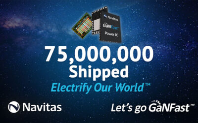 Navitas Celebrates 75,000,000 GaN Power Shipments