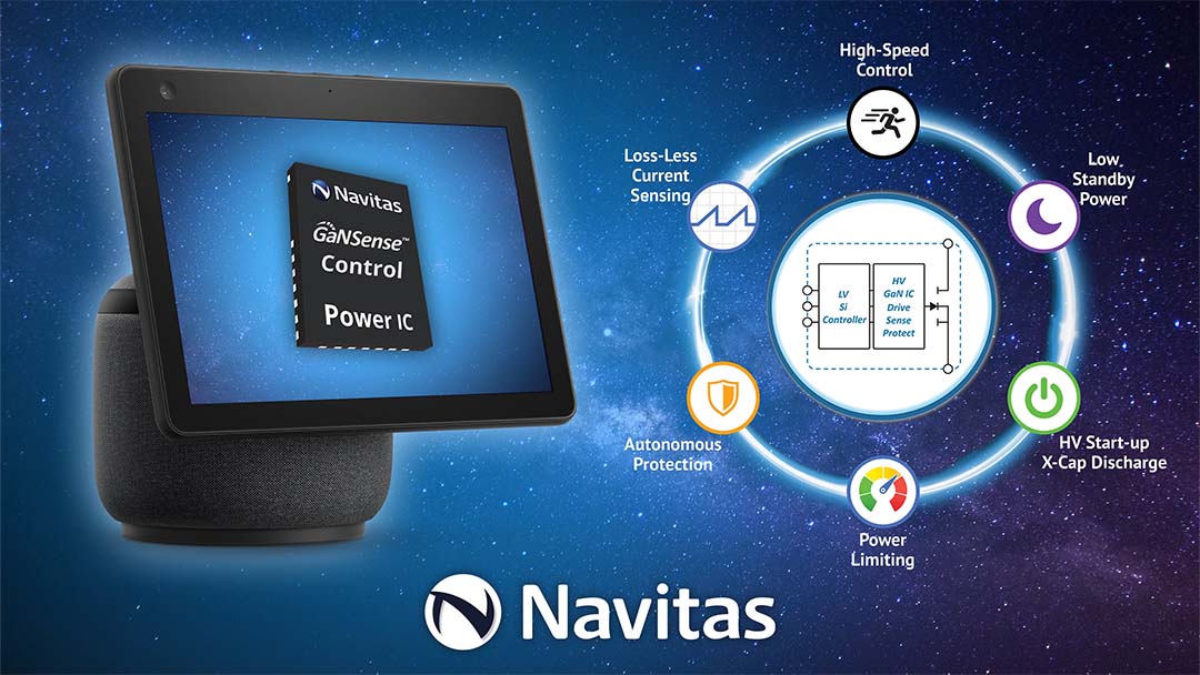 Navitas Takes GaN Integration to Next Level with GaNSense™ Control