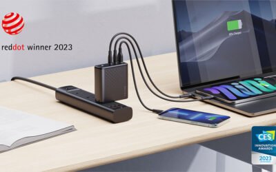 VOTLME 140W PD3.1 GaNFast Charger Wins 2023 Red Dot Design Award