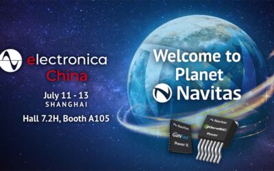 Navitas to “Electrify Our World™” with Next-gen Power Semiconductors at electronica China 2023