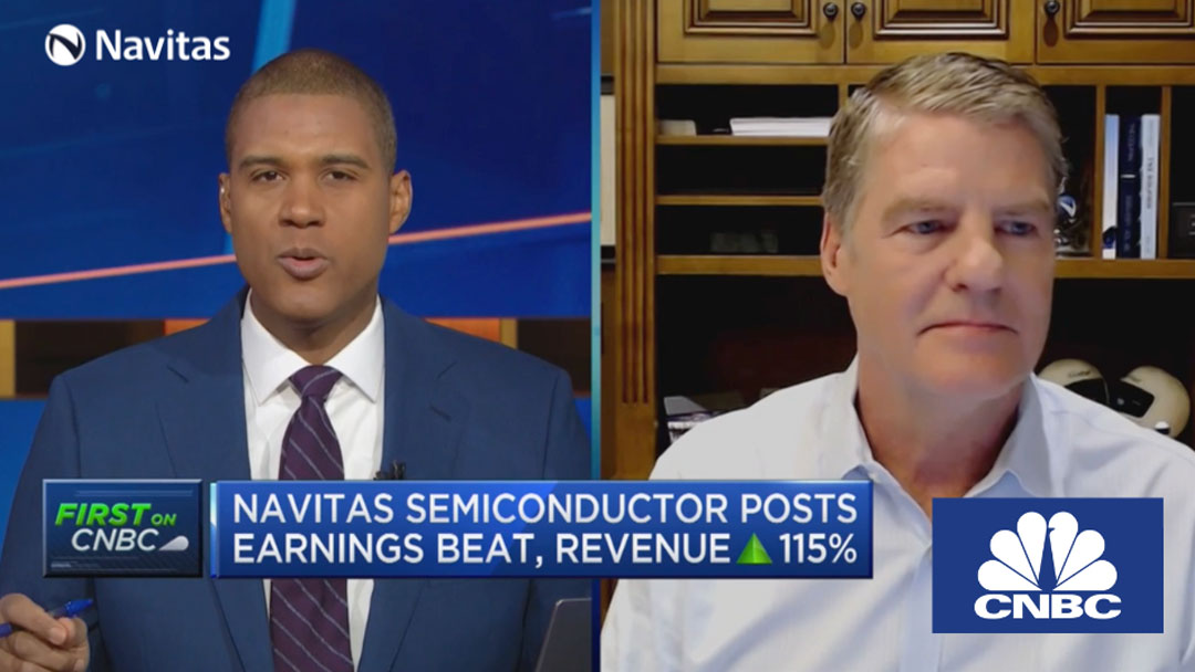 CNBC: Navitas CEO on Global Chip Demand and Market Share Growth