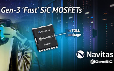 纳微推出TOLL封装版第三代快速碳化硅MOSFETs,专为AI数据中心和电动汽车等大功率场景打造