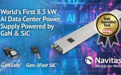 Navitas 8.5kW PSU Designed for AI Data Centers Wins Electronics For You Innovation Award